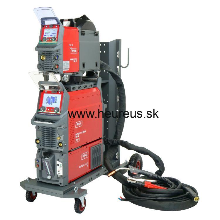 MIG invertorová zváračka IDEAL EXPERT MIG 550W PULSE Pro7 LCD + samostatný podávač + chladič + šasi + diaľkové ovládanie